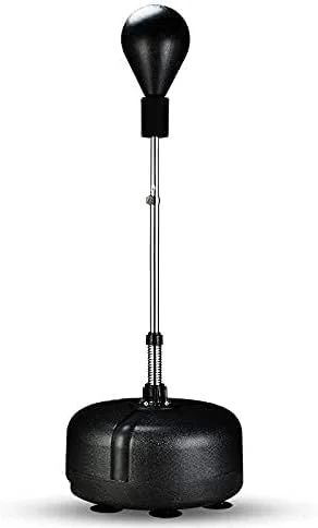 کیسه بوکس گلابی سرعتی Coolbaby، تجهیزات حرفه ای تمرینات ساندا برای بزرگسالان و کودکان، شبیه به یک تومبلر برای علاقه مندان به بوکس، مشکی