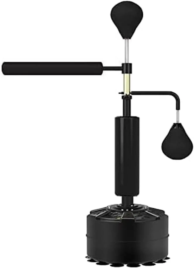 ایستگاه تمرین بوکس سوزیر 3 در 1 با 2 توپ سرعتی، میله رفلکس 360 درجه و کیسه بوکس با روکش PU و ارتفاع قابل تنظیم