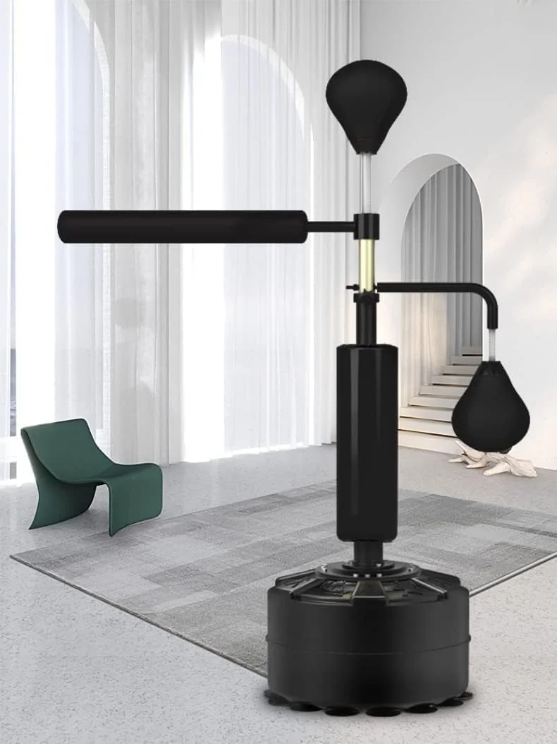 ایستگاه تمرین بوکس سوزیر 3 در 1 با 2 توپ سرعتی، میله رفلکس 360 درجه و کیسه بوکس با روکش PU و ارتفاع قابل تنظیم ایستگاه تمرین بوکس سوزیر 3 در 1 با 2 توپ سرعتی، میله رفلکس 360 درجه و کیسه بوکس با روکش PU و ارتفاع قابل تنظیم