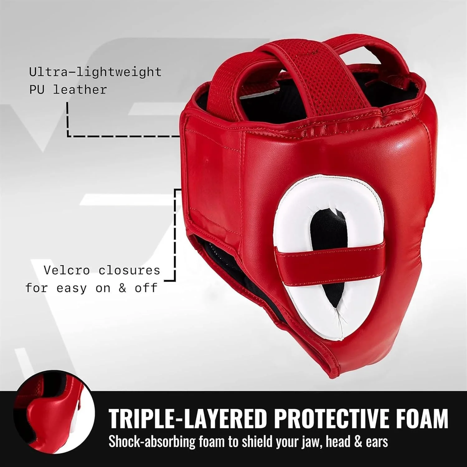 محافظ سر کامل برای تمرینات MMA و کیک بوکسینگ، محافظ سر بوکس موی تای برای مردان بزرگسال (رنگ: قرمز) محافظ سر کامل برای تمرینات MMA و کیک بوکسینگ، محافظ سر بوکس موی تای برای مردان بزرگسال (رنگ: قرمز)