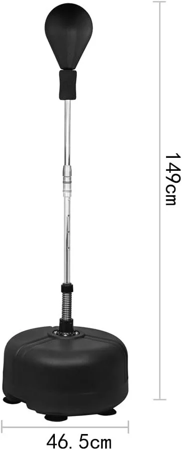 کیسه بوکس ایستاده با قابلیت تنظیم ارتفاع - مناسب برای بزرگسالان و کودکان - ایده آل برای تمرین، کاهش استرس و تناسب اندام