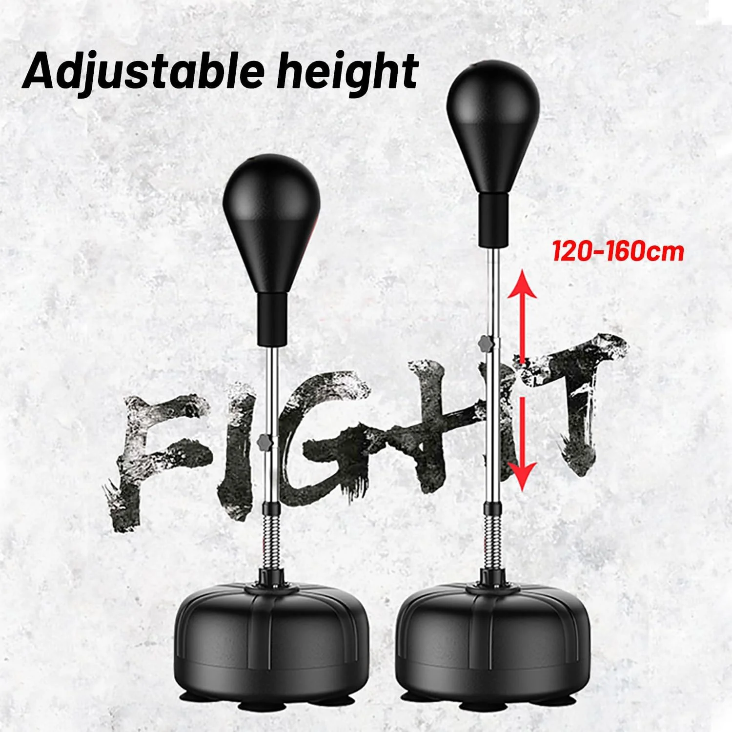 کیسه بوکس ایستاده، کیسه بوکس برای بزرگسالان و نوجوانان، با قابلیت تنظیم ارتفاع، کیسه سرعتی، تجهیزات بوکس، تجهیزات ورزشی، کاهش استرس و تناسب اندام