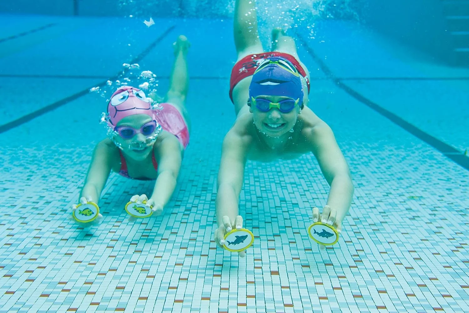 کلاه شنای سیلیکونی کودکانه زاگز، مناسب تا 14 سال