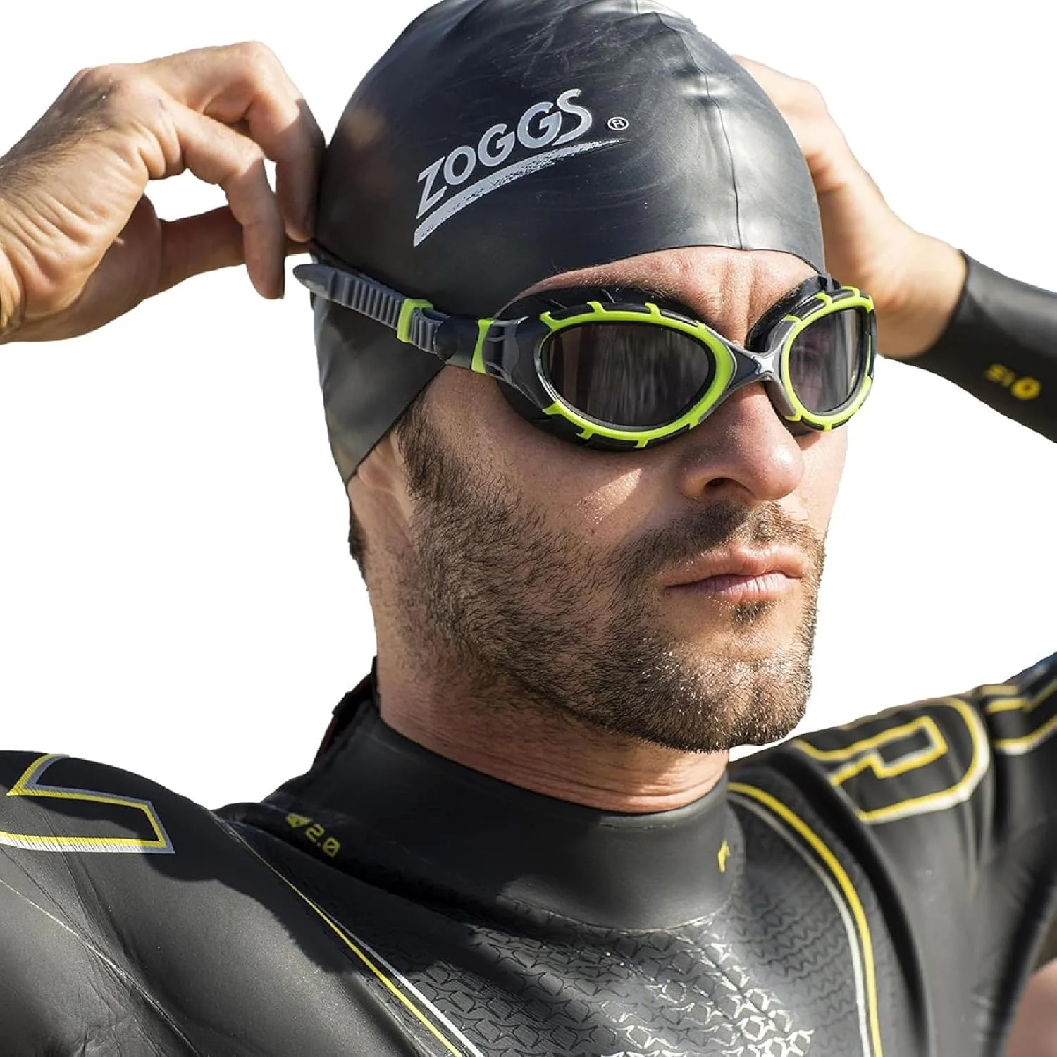 کلاه شنا سیلیکونی ایزی فیت زاگز