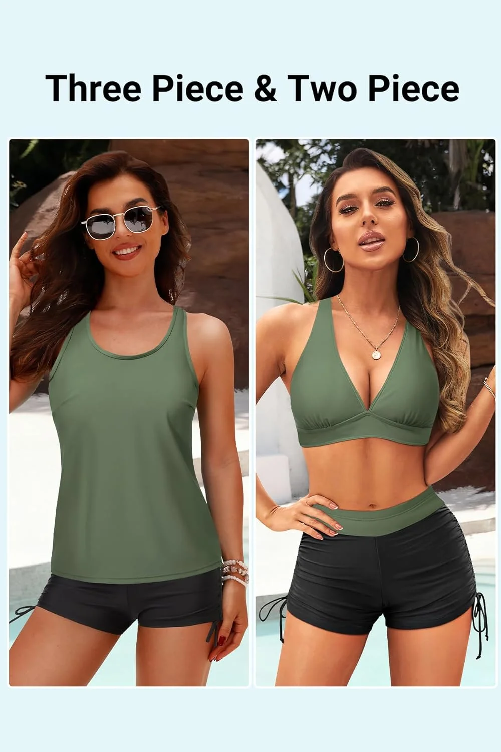 مایو تانکینی دو تکه زنانه یونیک مایو تانکینی دو تکه زنانه یونیک