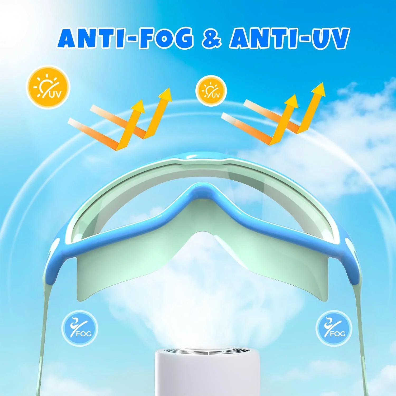 عینک شنا YLKJSWIM برای کودکان 3-15 سال با گوش گیر، فریم بزرگ ضد بخار/UV، عینک شنا برای پسران دختران کودکان نوپا 2 عددی عینک شنا YLKJSWIM برای کودکان 3-15 سال با گوش گیر، فریم بزرگ ضد بخار/UV، عینک شنا برای پسران دختران کودکان نوپا 2 عددی