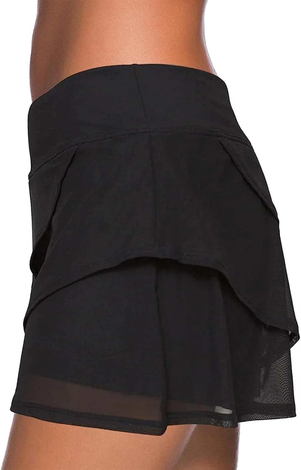 دامن شنا چند لایه کمر دار زنانه فروشگاه سفید، دامن شنا چین دار، شلوار شنا مد تابستانی دامن شنا چند لایه کمر دار زنانه فروشگاه سفید، دامن شنا چین دار، شلوار شنا مد تابستانی