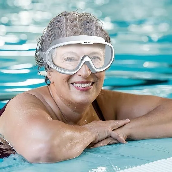 عینک شنا، عینک بزرگسال ضد آب با پوشش ضد بخار و محافظت در برابر اشعه ماوراء بنفش، عینک شنای راحت برای مردان و زنان عینک شنا، عینک بزرگسال ضد آب با پوشش ضد بخار و محافظت در برابر اشعه ماوراء بنفش، عینک شنای راحت برای مردان و زنان