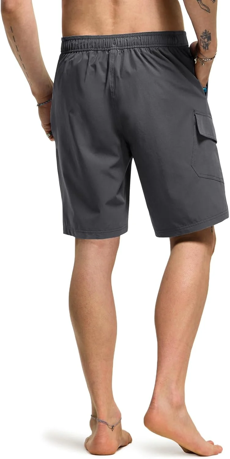 شلوارک شنا مردانه تی‌اس‌ال‌ای، شلوارک ساحلی خشک‌شونده سریع، مایو با جیب