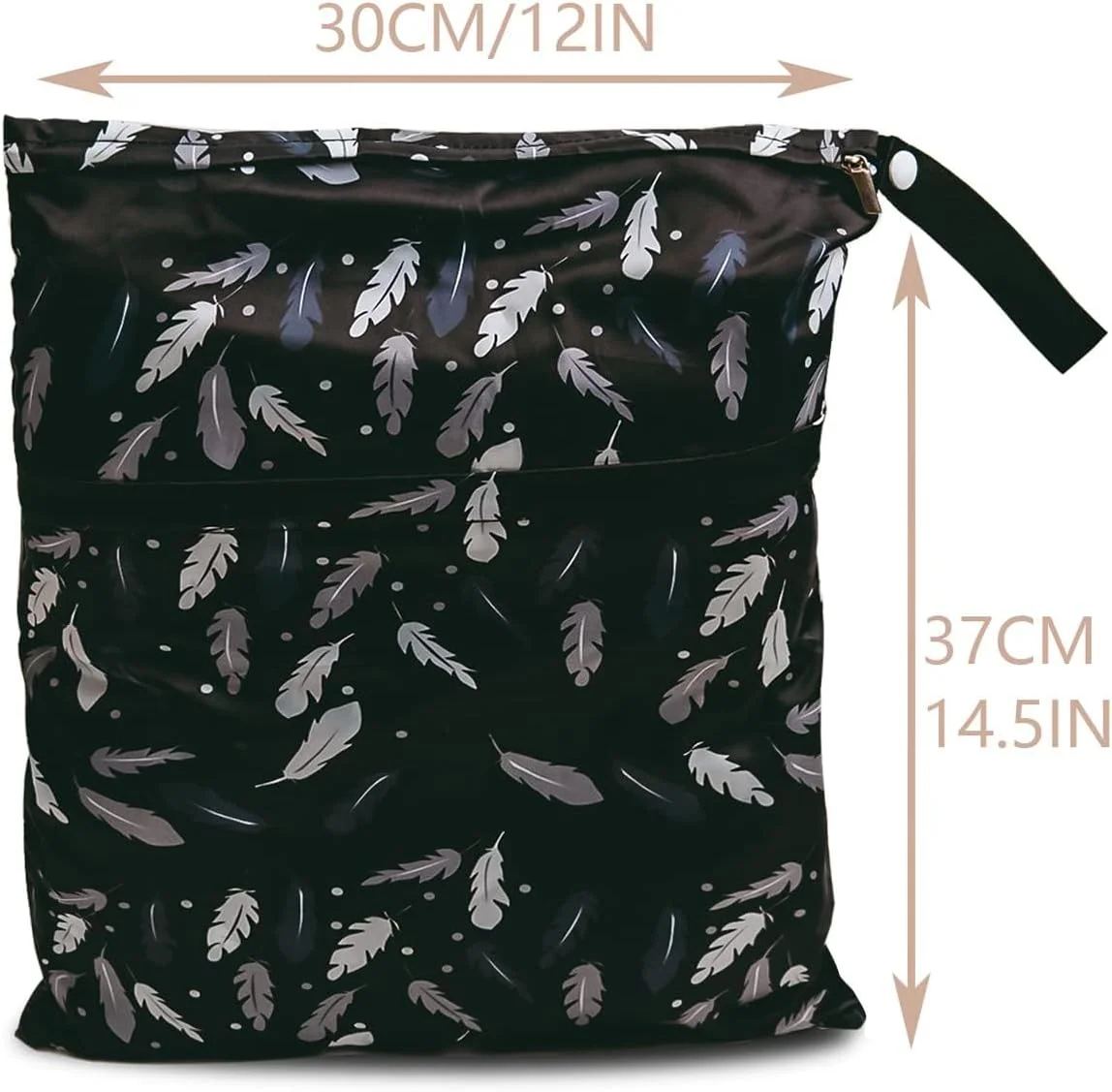 کیف خیس ضد آب قابل استفاده مجدد TERRIFI، کیف ضد آب قابل استفاده مجدد، کیف پوشک سازمان دهنده، کیف خیس برای قطعات پمپ سینه برای شنا یا لباس های خیس، کیف باشگاه یا مسافرتی، 3 تکه