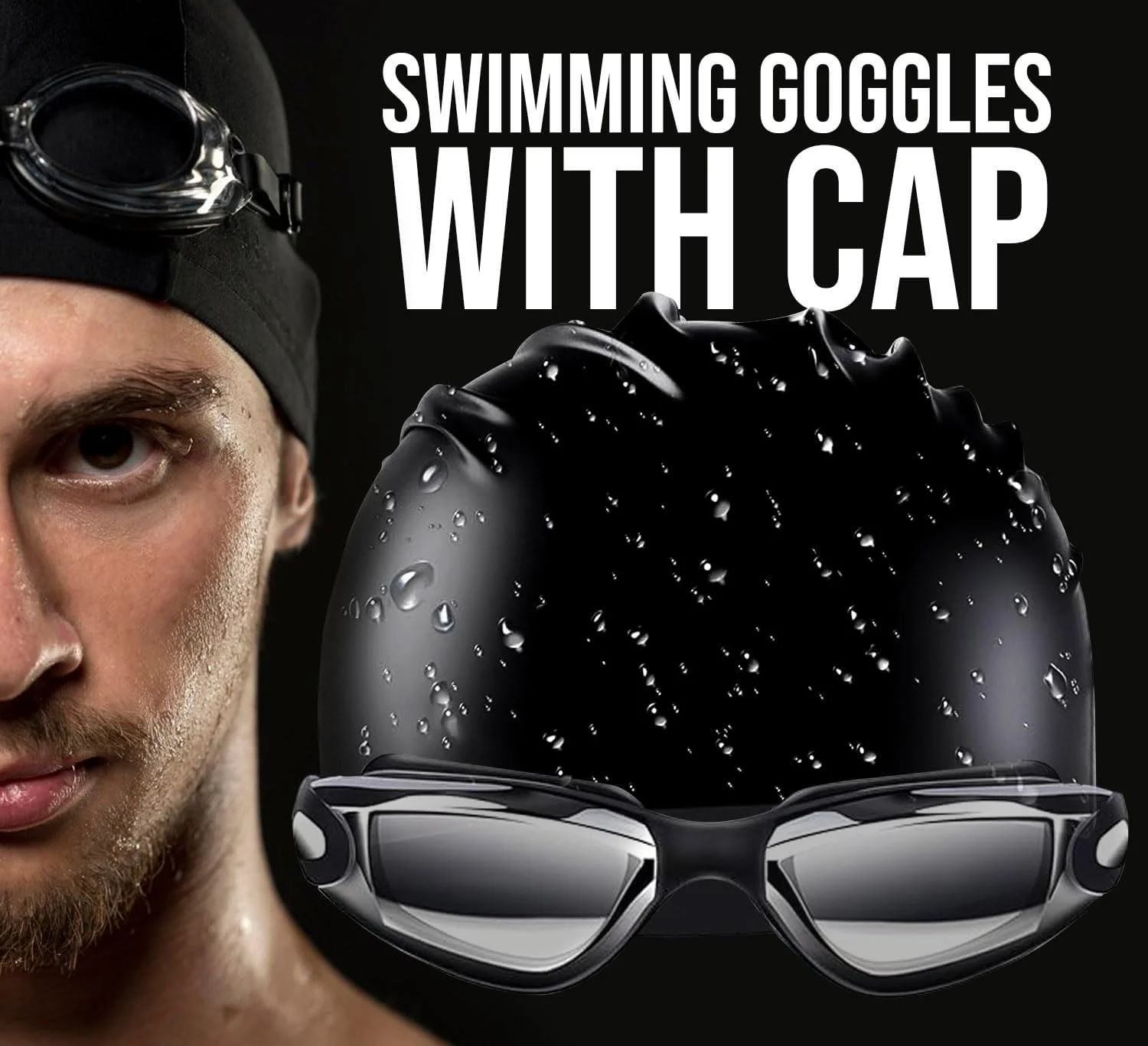 عینک شنا برای مردان، زنان و کودکان، ضد بخار، محافظت در برابر اشعه ماوراء بنفش، با بند قابل تنظیم، کلاه شنا، گیره بینی، گوش گیر، جعبه، عینک شنا، مجموعه عینک شنا، عینک استخری ضد آب عینک شنا برای مردان، زنان و کودکان، ضد بخار، محافظت در برابر اشعه ماوراء بنفش، با بند قابل تنظیم، کلاه شنا، گیره بینی، گوش گیر، جعبه، عینک شنا، مجموعه عینک شنا، عینک استخری ضد آب