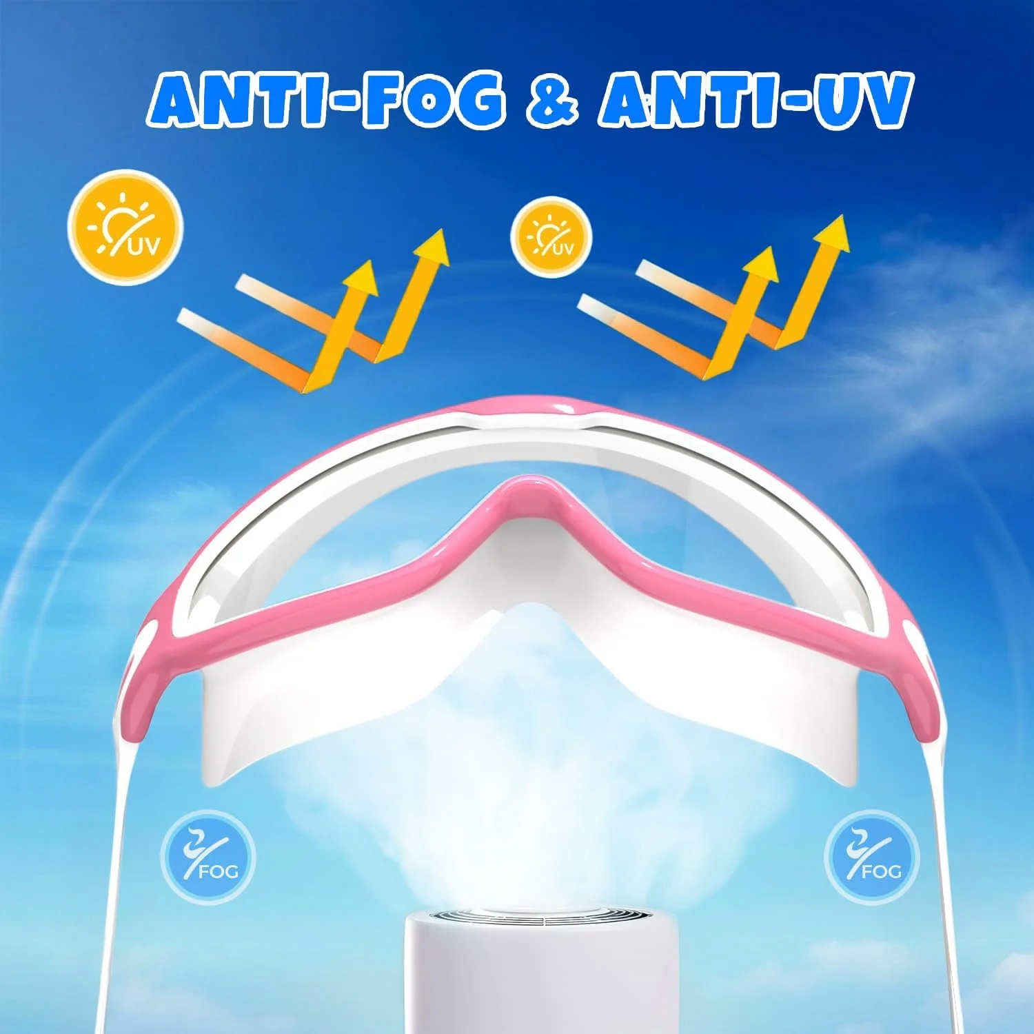 عینک شنا با گوش گیر، عینک شنا با فریم بزرگ ضد بخار/UV، بدون نشتی، هدیه تابستانی برای مردان، زنان و کودکان، 2 عدد عینک شنا با گوش گیر، عینک شنا با فریم بزرگ ضد بخار/UV، بدون نشتی، هدیه تابستانی برای مردان، زنان و کودکان، 2 عدد