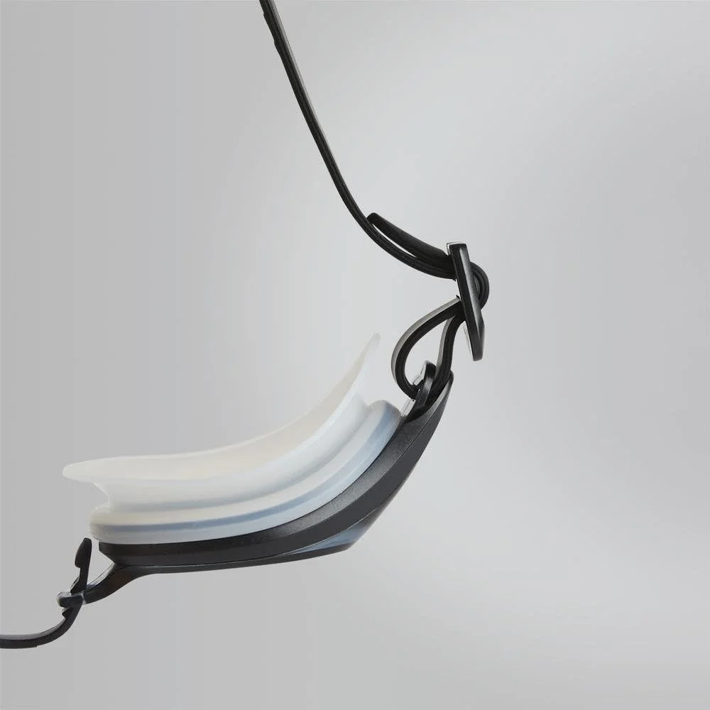 عینک شنای طبی اسپیدو مارینر سوپریم، نوزاد-پسر، 8-11321B973، شفاف/مشکی/دودی، -2.5