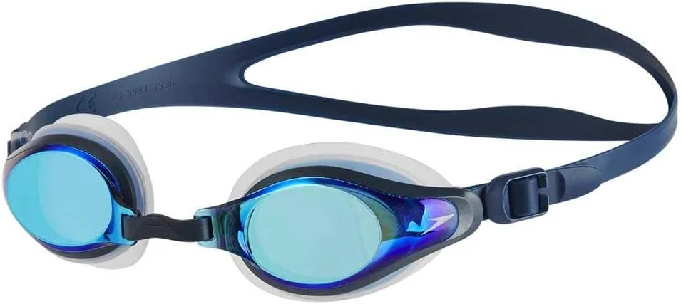 عینک شنای آینه ای اسپیدو مارینر سوپریم - شفاف/سرمه ای/آبی آینه ای، سایز واحد عینک شنای آینه ای اسپیدو مارینر سوپریم - شفاف/سرمه ای/آبی آینه ای، سایز واحد