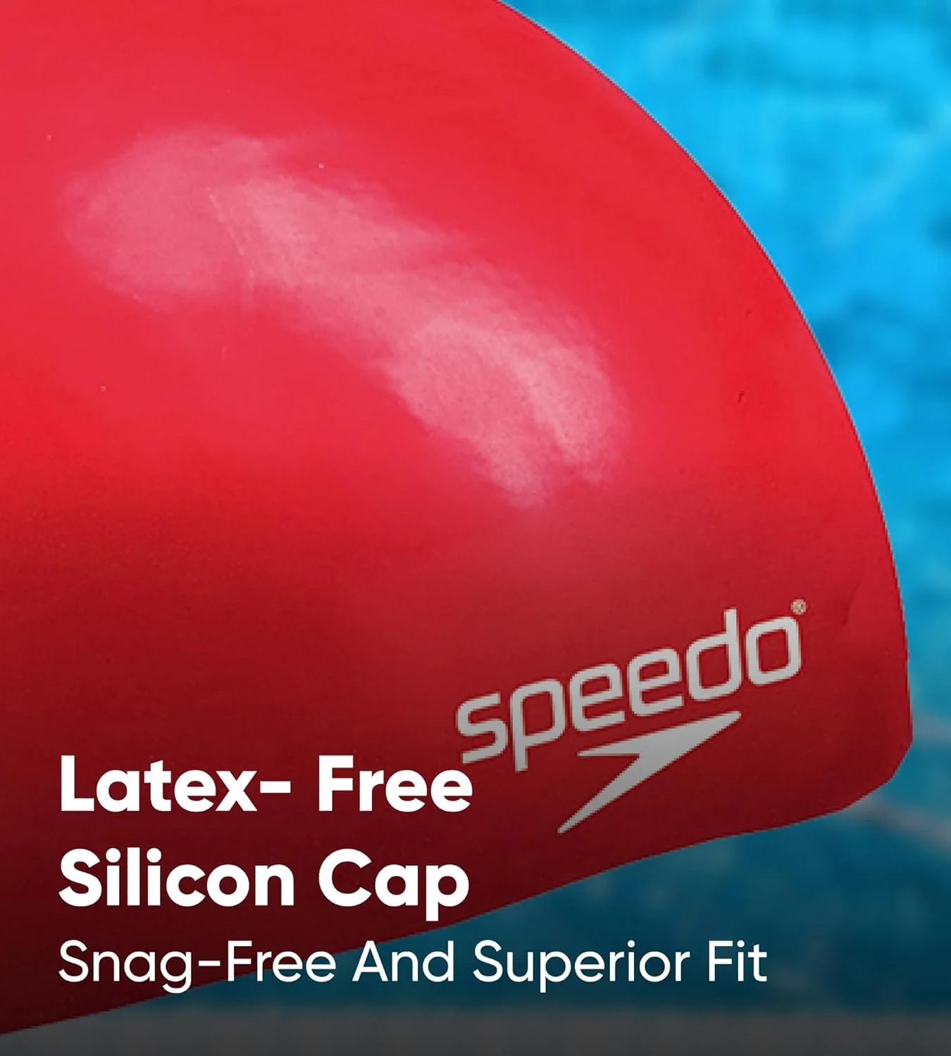 کلاه شنا سیلیکونی قالبی ساده اسپیدو مدل 8709900004