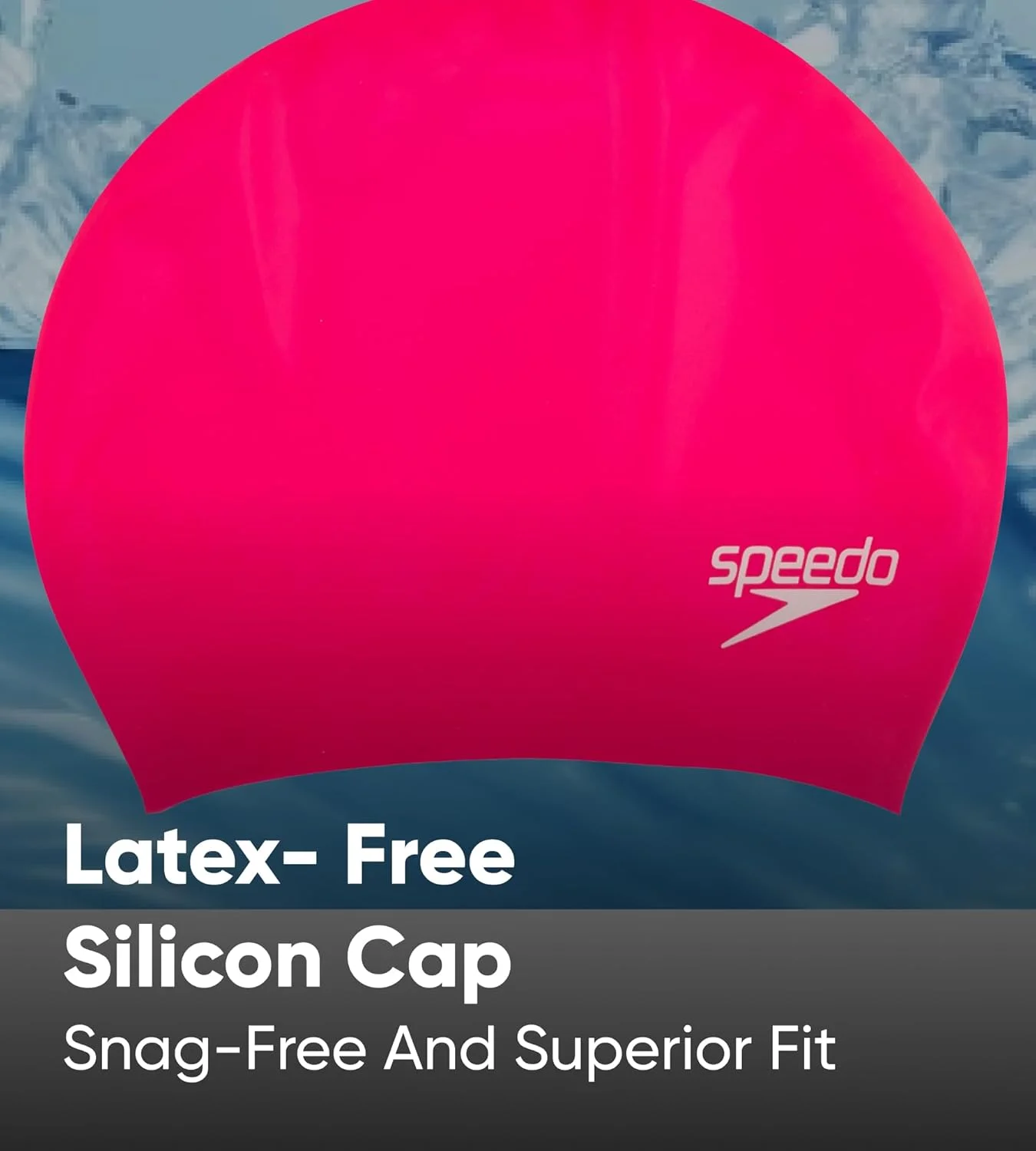 کلاه شنا موی بلند اسپیدو مناسب بزرگسالان