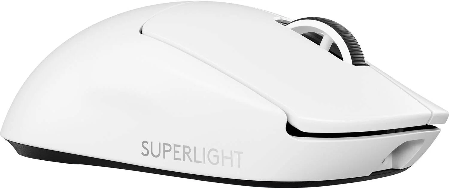ماوس گیمینگ بی‌سیم Logitech G PRO X Superlight 2 Lightspeed، سوییچ‌های هیبریدی Lightforce، حسگر HERO 2 با 32000 DPI، 5 دکمه قابل برنامه‌ریزی، عمر باتری تا 95 ساعت، USB-C، PC Mac، سفید 910-006639