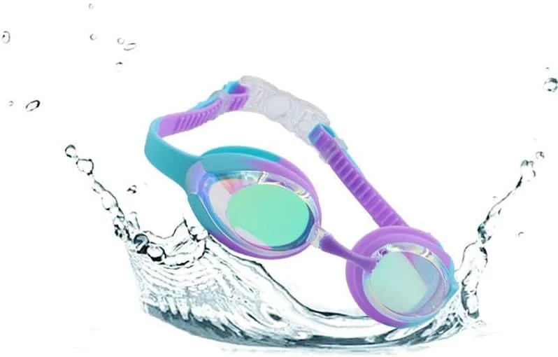 عینک شنا کودکان سوخا مناسب سنین 6 تا 14 سال، ضد بخار، محافظت در برابر اشعه ماوراء بنفش، بدون نشت، سیلیکون نرم، دید گسترده، تناسب راحت، عینک شنا برای پسران و دختران