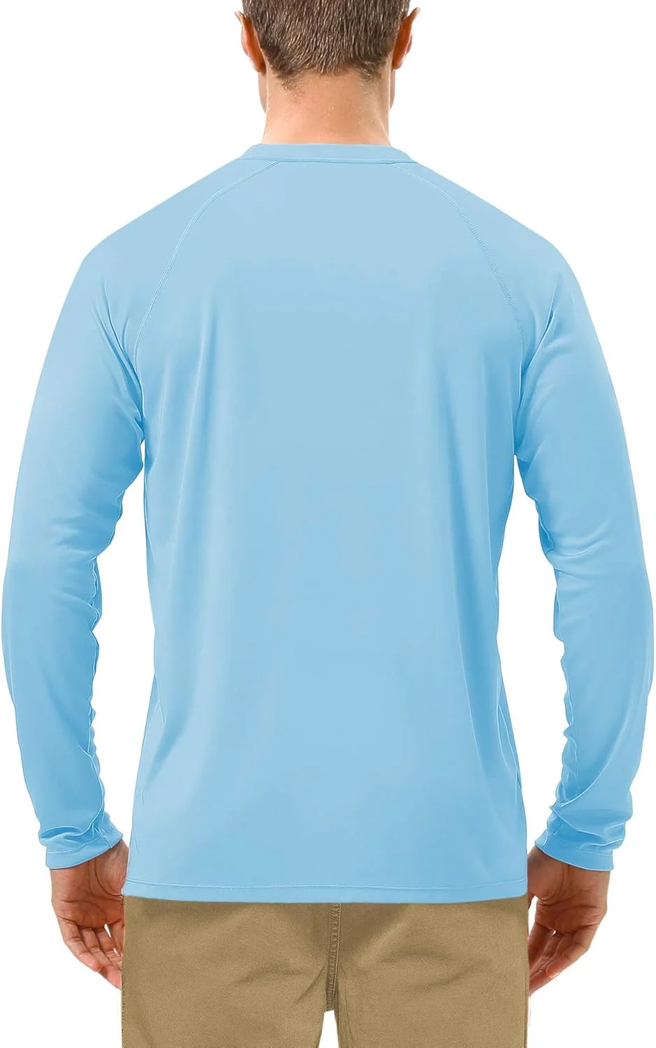 پیراهن آستین بلند مردانه Roadbox با محافظت در برابر اشعه ماوراء بنفش 50+ مناسب برای ماهیگیری، پیاده روی، شنا و محافظت در برابر آفتاب
