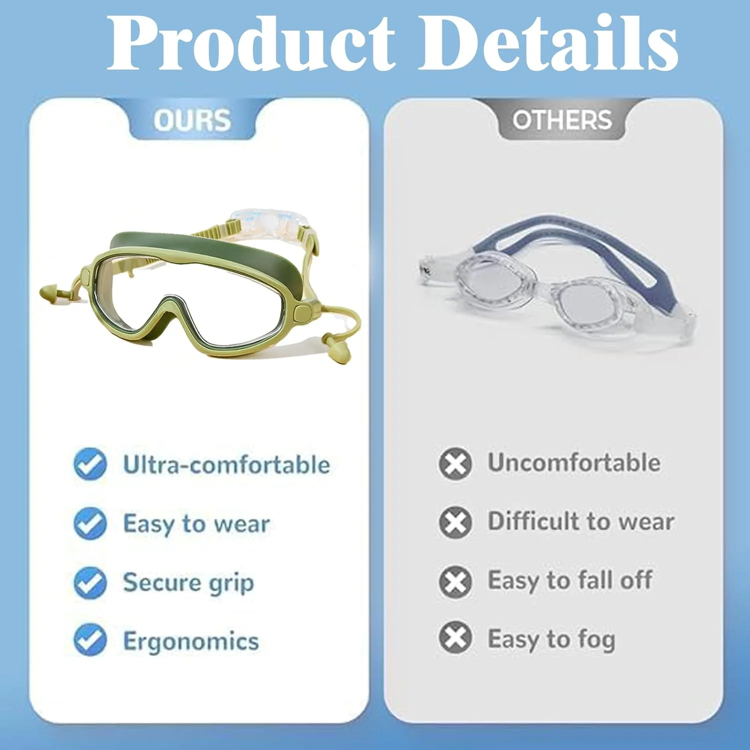 عینک شنای کودکانه SAHRI، بسته 2 عددی، ضد بخار، ضد اشعه ماوراء بنفش، دید گسترده، مناسب برای کودکان 3 تا 15 سال (صورتی و سبز)