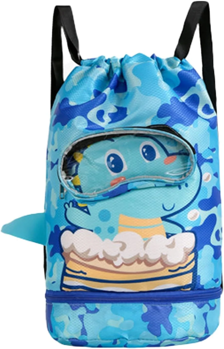 کیف شنای بچه گانه NALACAL، کیف ورزشی بندکشی ضد آب، کیف شنا با ظرفیت بزرگ برای پسر و دختر، کیف ورزشی خشک و مرطوب با جیب کفش و عینک کوله پشتی ورزشی برای استخر ساحلی مدرسه