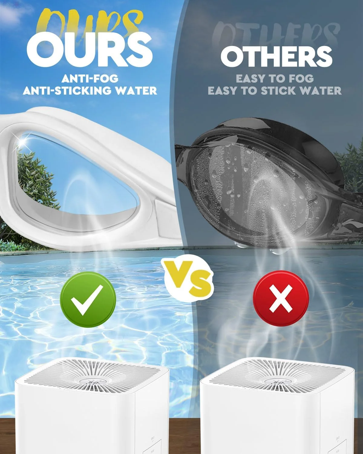 عینک شنا، عینک شنا ضد مه و UV، عینک شنای استخری شفاف، عینک شنا ضد نشت برای مردان و زنان بزرگسال عینک شنا، عینک شنا ضد مه و UV، عینک شنای استخری شفاف، عینک شنا ضد نشت برای مردان و زنان بزرگسال