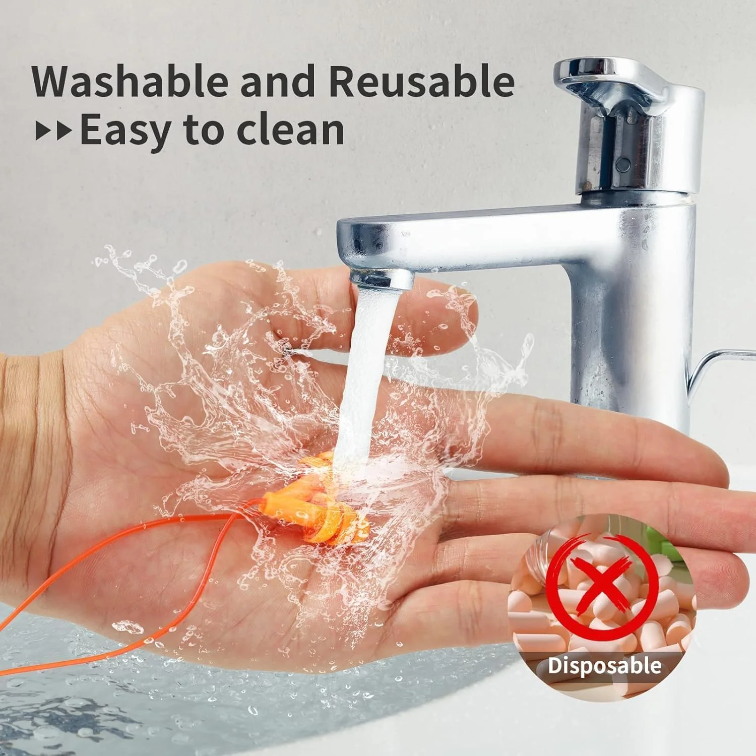 گوشی های محافظ گوش شنا لونیما، 6 جفت، سیلیکونی، ضد صدا، قابل استفاده مجدد، ضد آب، به همراه جعبه برای شنا، خواب، مسافرت، خروپف، هواپیما، مطالعه، کار و مکان های پر سر و صدا گوشی های محافظ گوش شنا لونیما، 6 جفت، سیلیکونی، ضد صدا، قابل استفاده مجدد، ضد آب، به همراه جعبه برای شنا، خواب، مسافرت، خروپف، هواپیما، مطالعه، کار و مکان های پر سر و صدا