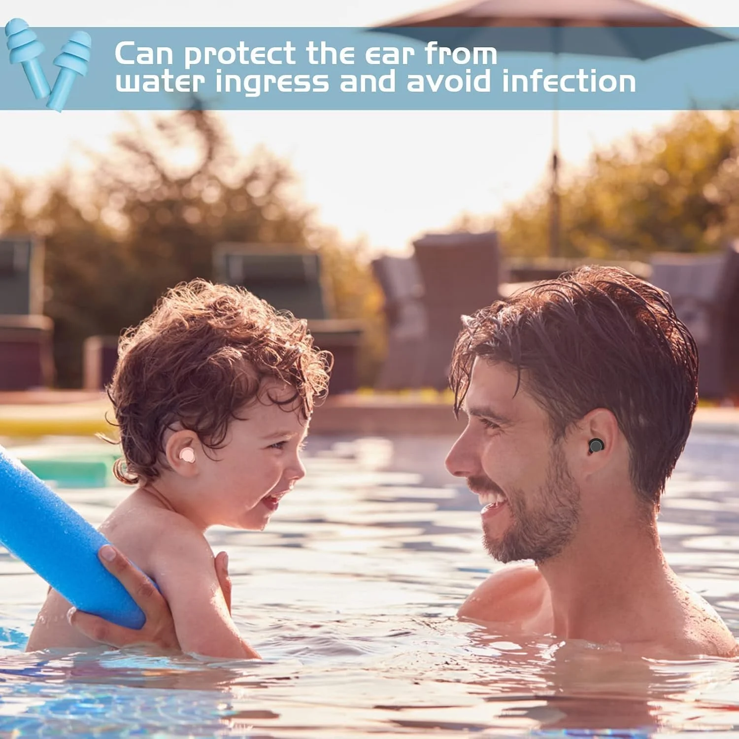 لونیمیا 12 جفت گوشگیر شنا سیلیکونی ضد صدا، گوشگیرهای ضد آب قابل استفاده مجدد با جعبه برای شنا، خواب، مسافرت، خروپف، هواپیما، مطالعه، کار و مکانهای پر سر و صدا لونیمیا 12 جفت گوشگیر شنا سیلیکونی ضد صدا، گوشگیرهای ضد آب قابل استفاده مجدد با جعبه برای شنا، خواب، مسافرت، خروپف، هواپیما، مطالعه، کار و مکانهای پر سر و صدا