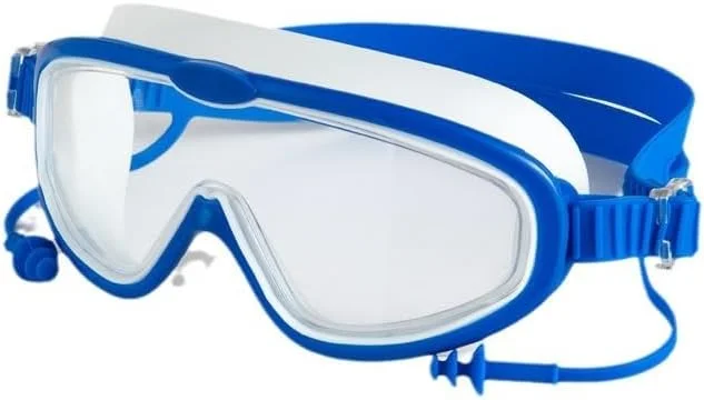عینک شنای کودکانه، ضد بخار، محافظت در برابر اشعه ماوراء بنفش، عینک شنا با دید فوق العاده عریض برای کودکان 3-15 سال