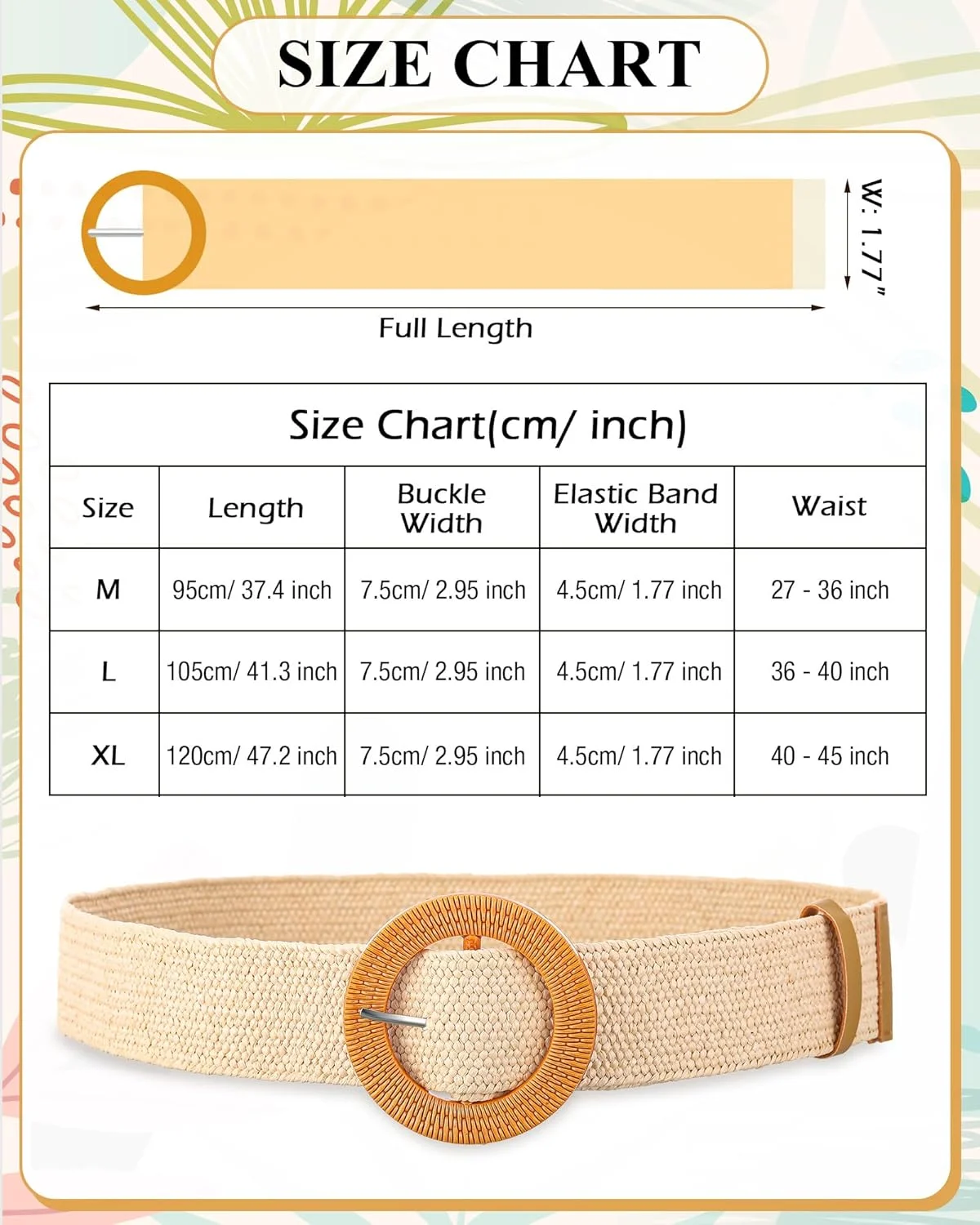 ست 4 عددی کمربند حصیری بافتنی کشی زنانه، کمربند باریک لباس با سگک چوبی