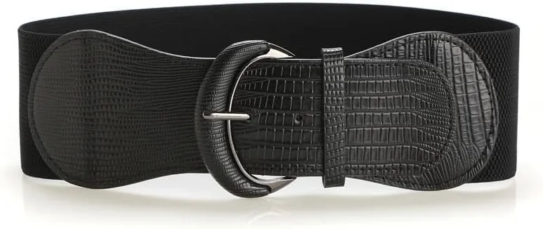 ست سه عددی کمربند زنانه Tazweeq برای شلوار جین و پیراهن، کمربند چرمی زنانه با سگک طلایی (مشکی، قهوه ای، بژ)