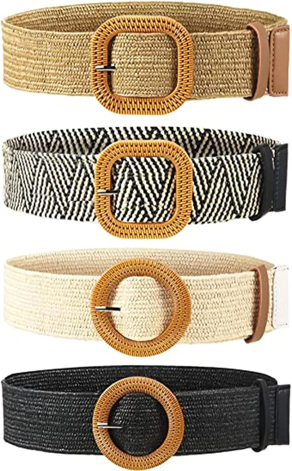 کمربند پهن زنانه، 3 تکه، کمربند کرستی مشکی طرح قدیمی، کمربند چرمی کشی برای تزئین لباس مجلسی بانوان