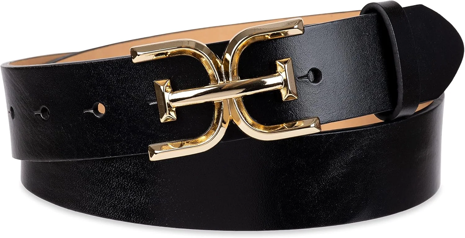 کمربند زنانه سم اِدلمن با سگک پلاک لوگوی دوبل E مناسب شلوار جین و پارچه ای کمربند زنانه سم اِدلمن با سگک پلاک لوگوی دوبل E مناسب شلوار جین و پارچه ای