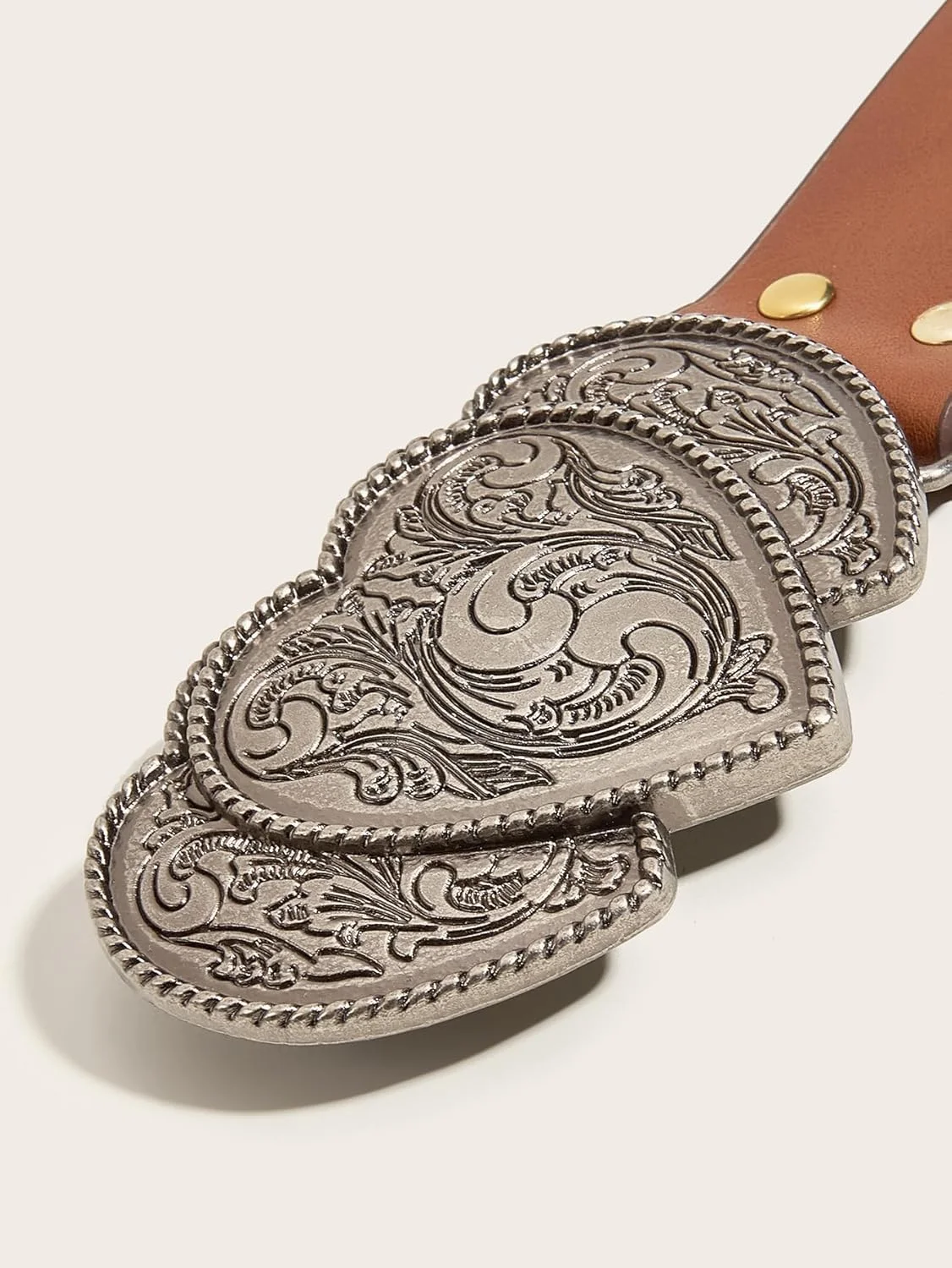 کمربند پهن پرچ دار پانک راک - کمربند گل میخ دار گوتیک برای زنان، کمربند جین قابل تنظیم برای استفاده روزانه