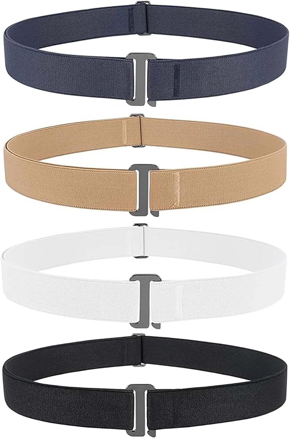 ست 4 عددی کمربند حصیری تزویق، کمربند کشی الاستیک، کمربند باریک زنانه، کمربند سگک دار مجلسی