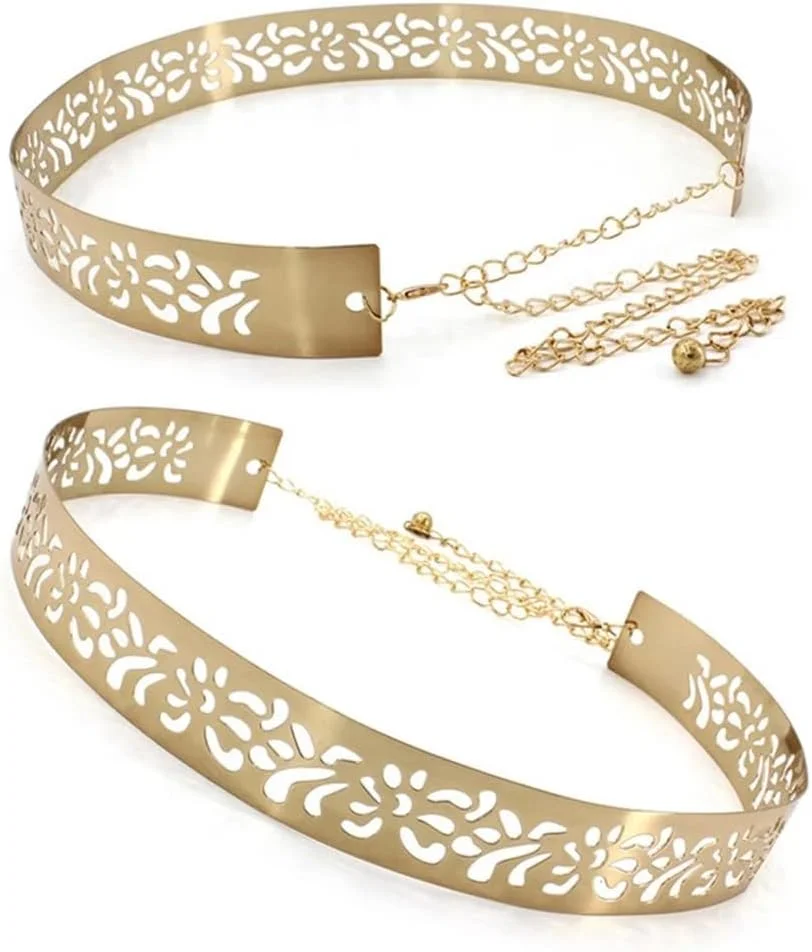 کمربند کمر فلزی قابل تنظیم با الهام از افراد مشهور مد درخشان دیوا