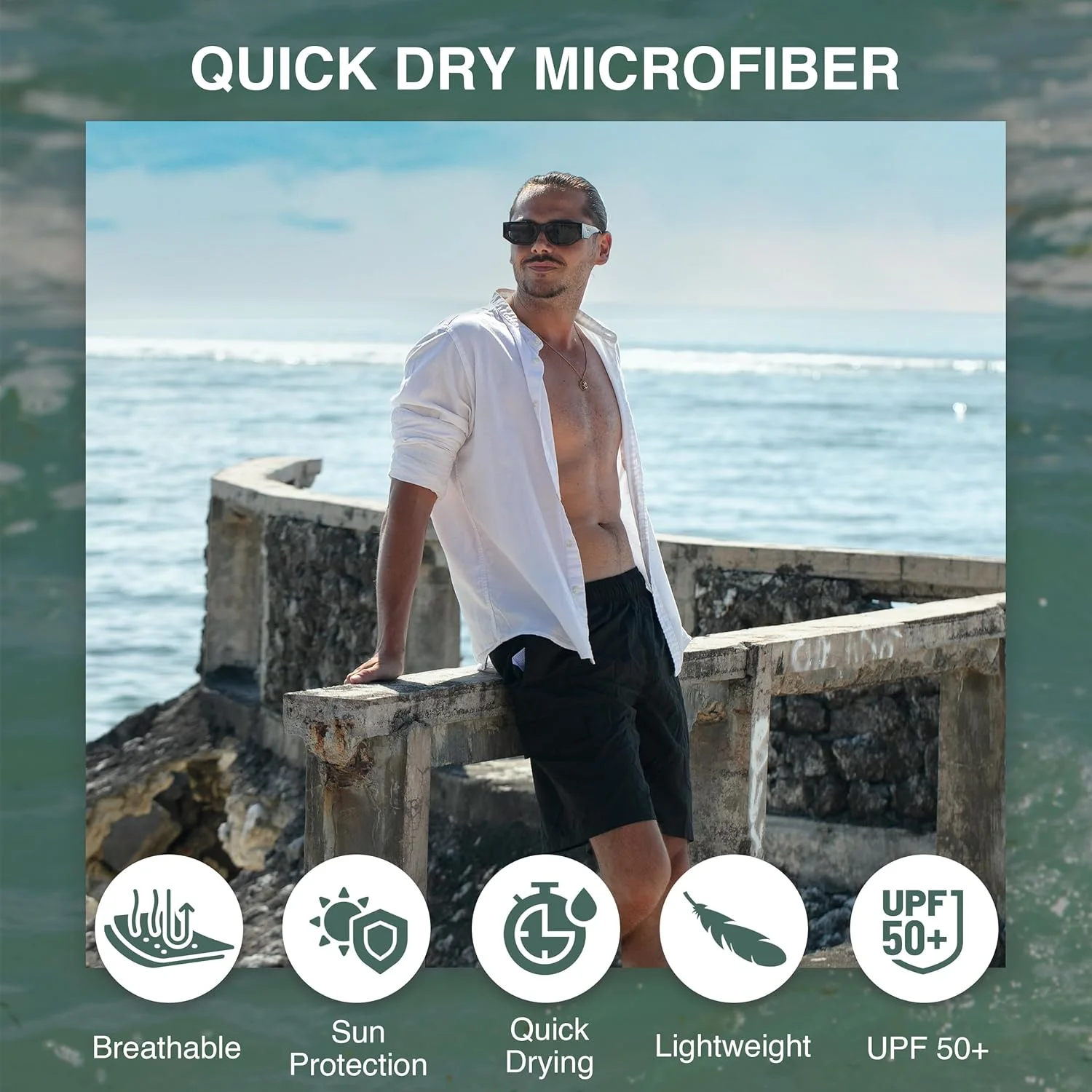 شورت شنا مردانه هاوانا از کانو سرف (سایزهای معمولی و بزرگ) شورت شنا مردانه هاوانا از کانو سرف (سایزهای معمولی و بزرگ)