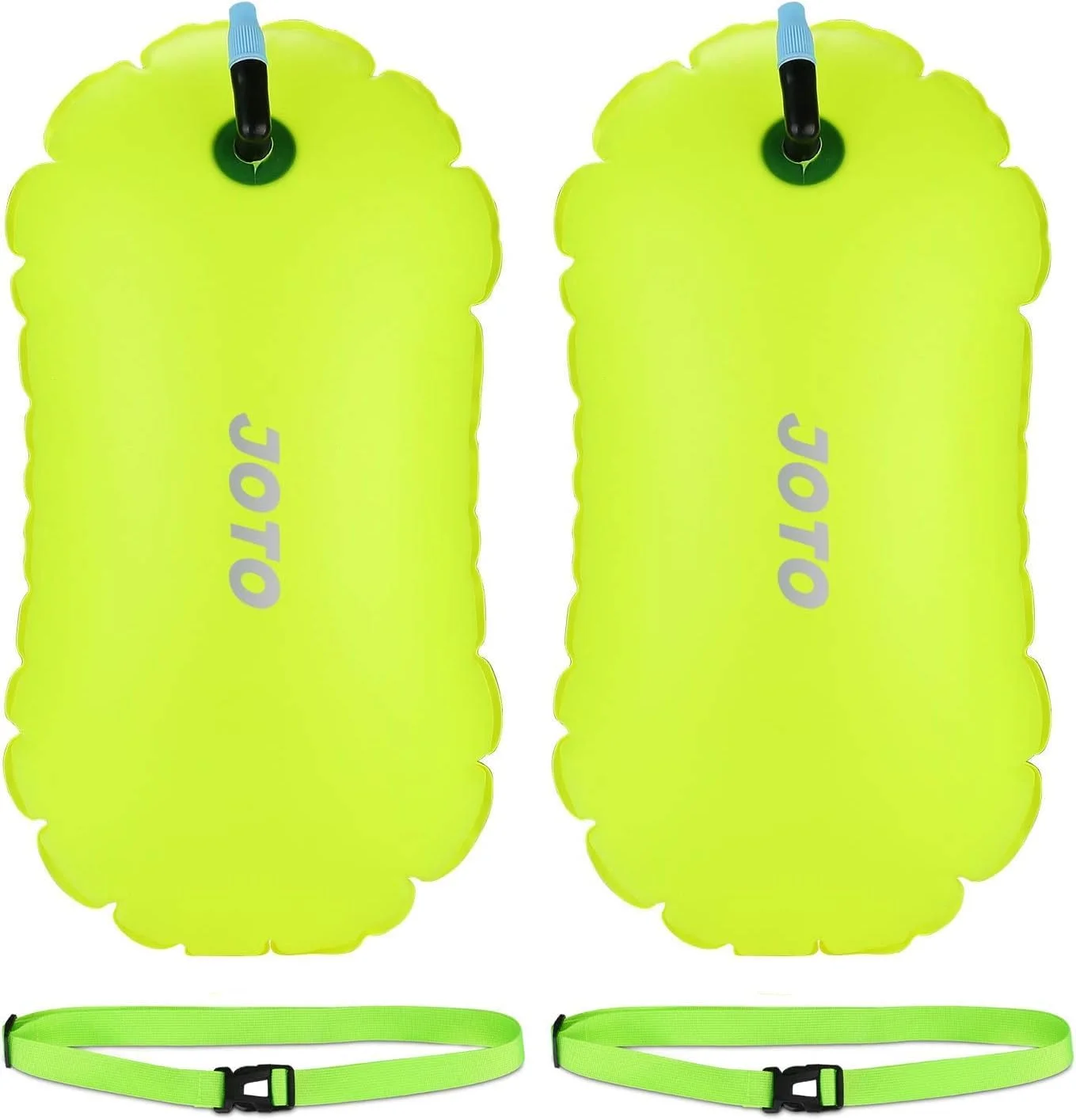 شناور بویه شنا JOTO بسته 2 عددی، شناور ایمنی حباب شنا با کمربند قابل تنظیم برای شنا در آب های آزاد، تمرین شنای ایمن، ورزشکاران سه گانه، قایقرانی کایاک، غواصی شناور بویه شنا JOTO بسته 2 عددی، شناور ایمنی حباب شنا با کمربند قابل تنظیم برای شنا در آب های آزاد، تمرین شنای ایمن، ورزشکاران سه گانه، قایقرانی کایاک، غواصی