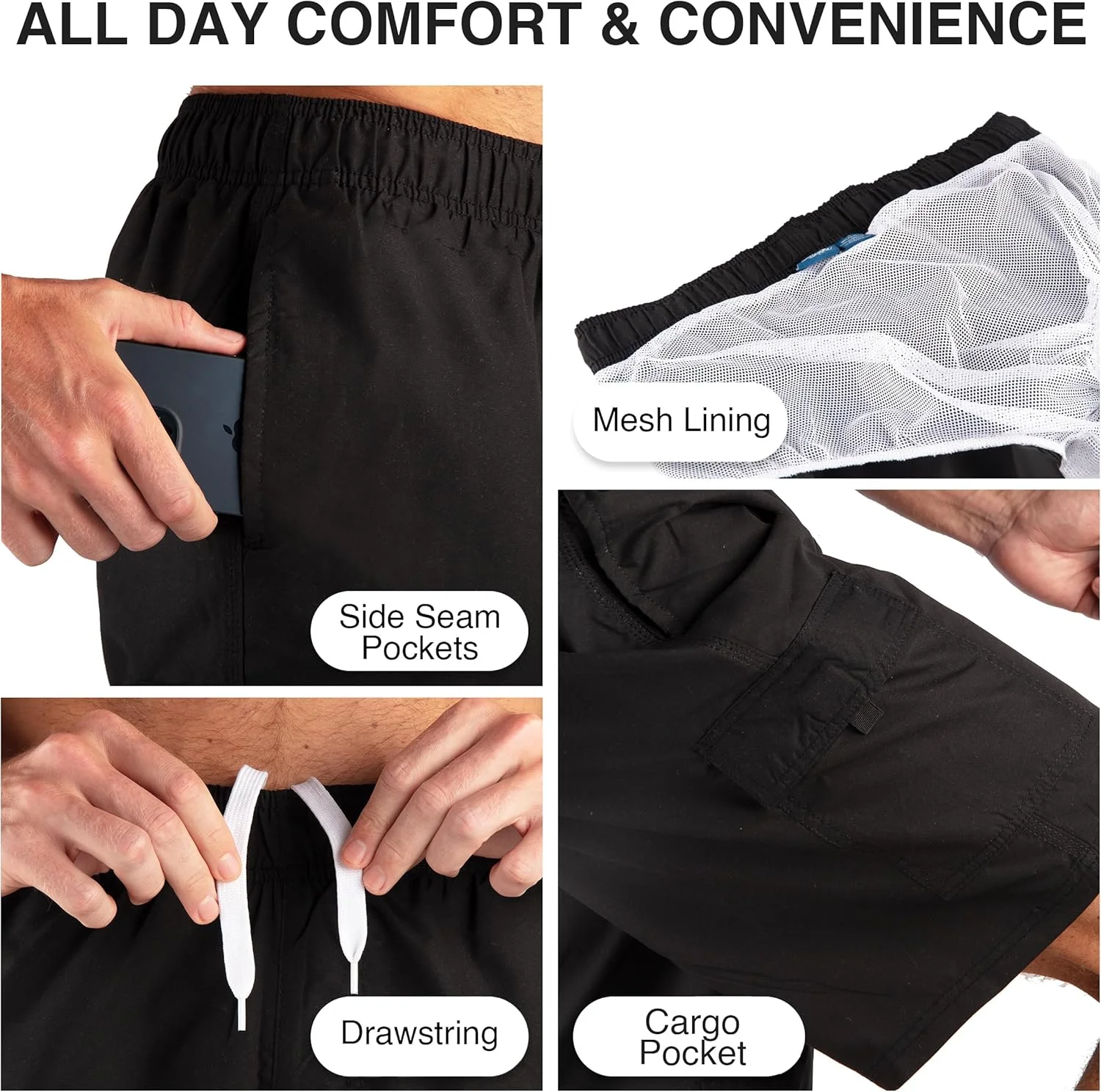 شورت شنا مردانه هاوانا از کانو سرف (سایزهای معمولی و بزرگ) شورت شنا مردانه هاوانا از کانو سرف (سایزهای معمولی و بزرگ)