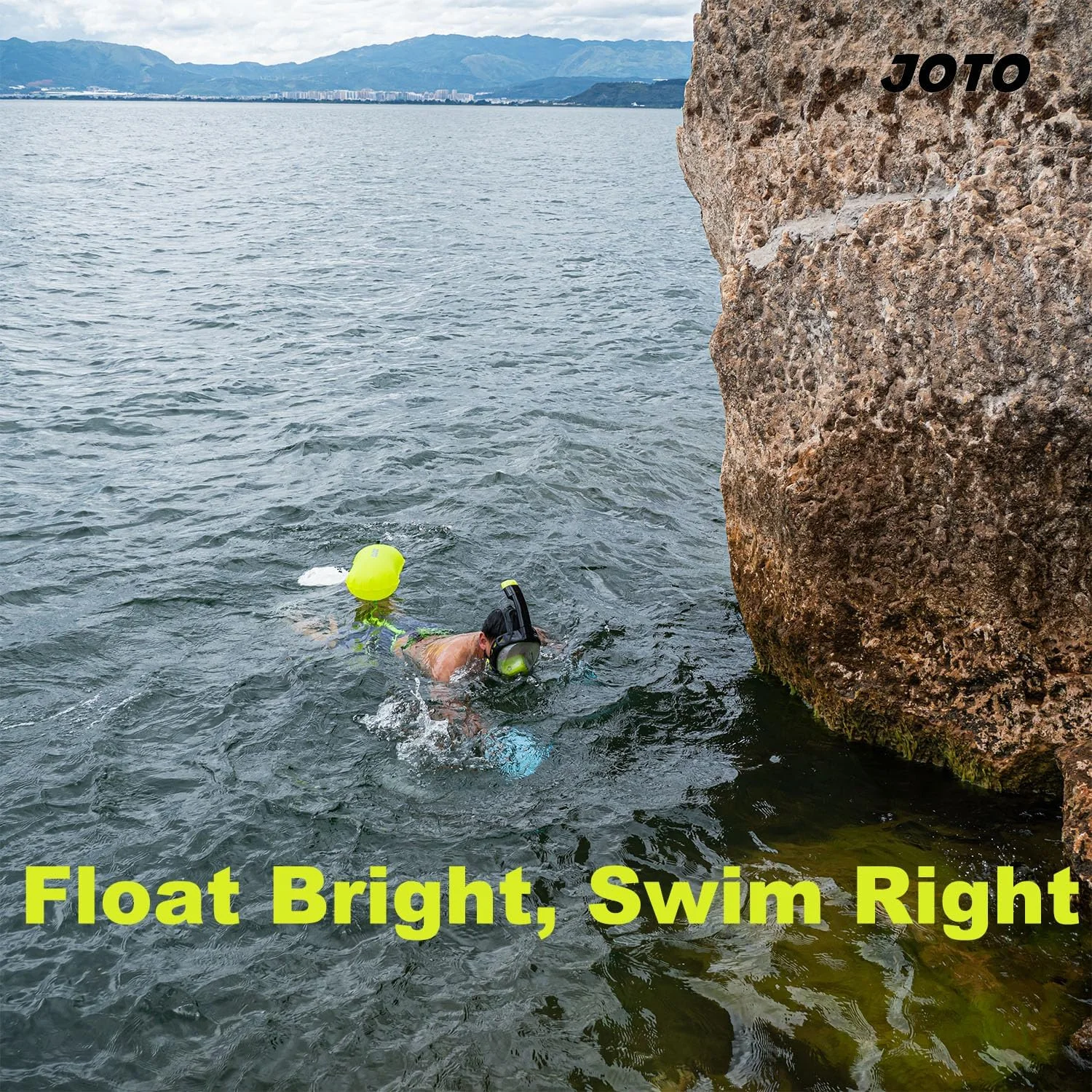 شناور بویه شنا JOTO بسته 2 عددی، شناور ایمنی حباب شنا با کمربند قابل تنظیم برای شنا در آب های آزاد، تمرین شنای ایمن، ورزشکاران سه گانه، قایقرانی کایاک، غواصی