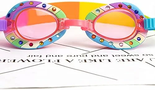 کلاه شنای کودکانه جورونب و عینک ضد بخار با محافظت در برابر اشعه ماوراء بنفش - کلاه حمام ضد آب برای دختران، کودکان نوپا، کودکان، پسران کلاه شنای کودکانه جورونب و عینک ضد بخار با محافظت در برابر اشعه ماوراء بنفش - کلاه حمام ضد آب برای دختران، کودکان نوپا، کودکان، پسران