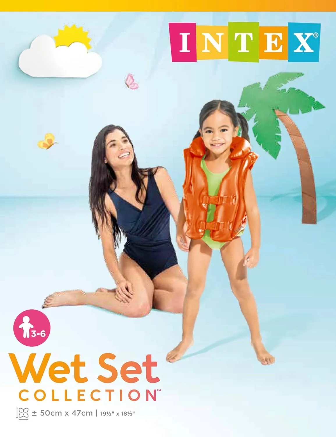 جلیقه شنا اینتکس، قرمز، 58671، 58671EU، اینتکس 58671