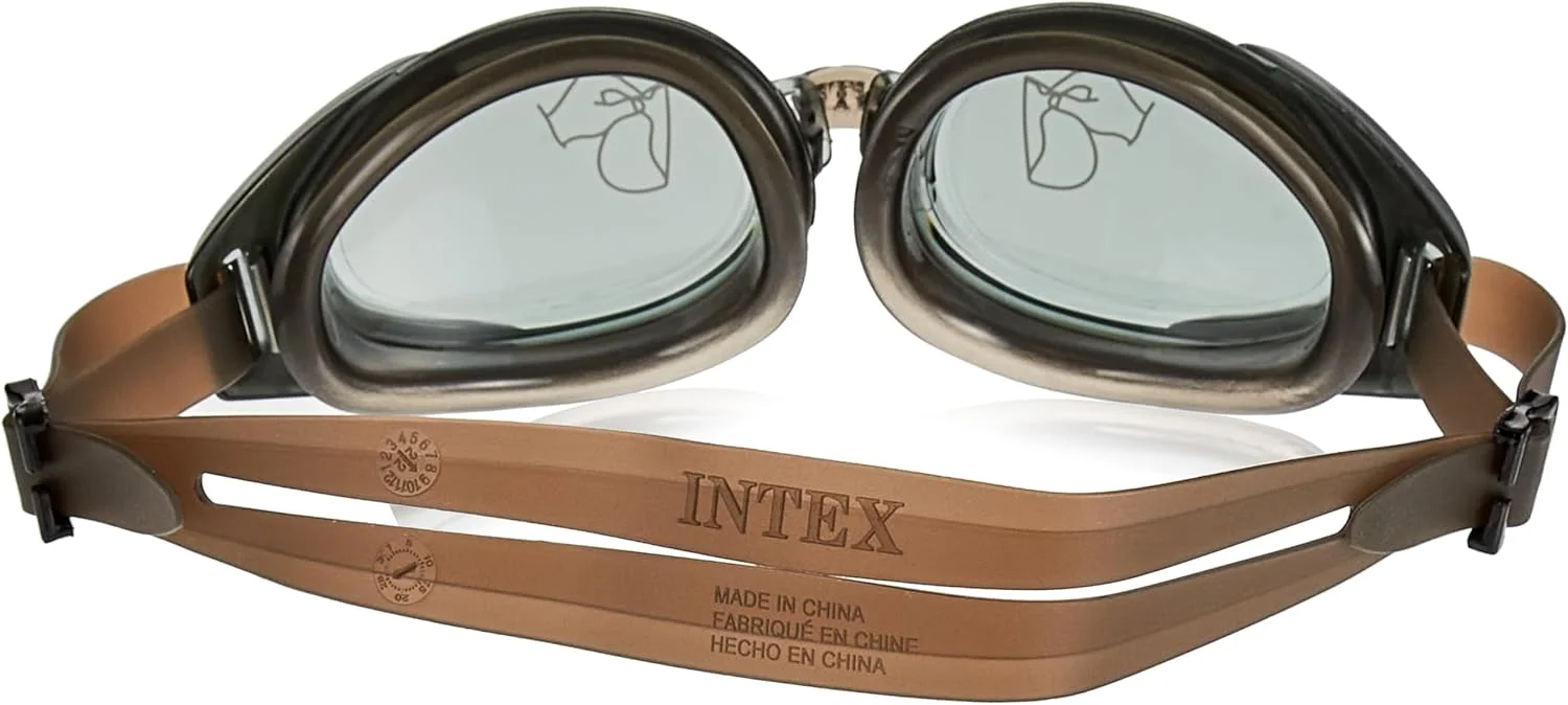 عینک شنای قابل تنظیم اینتکس مدل Water Pro - مشکی - 55685