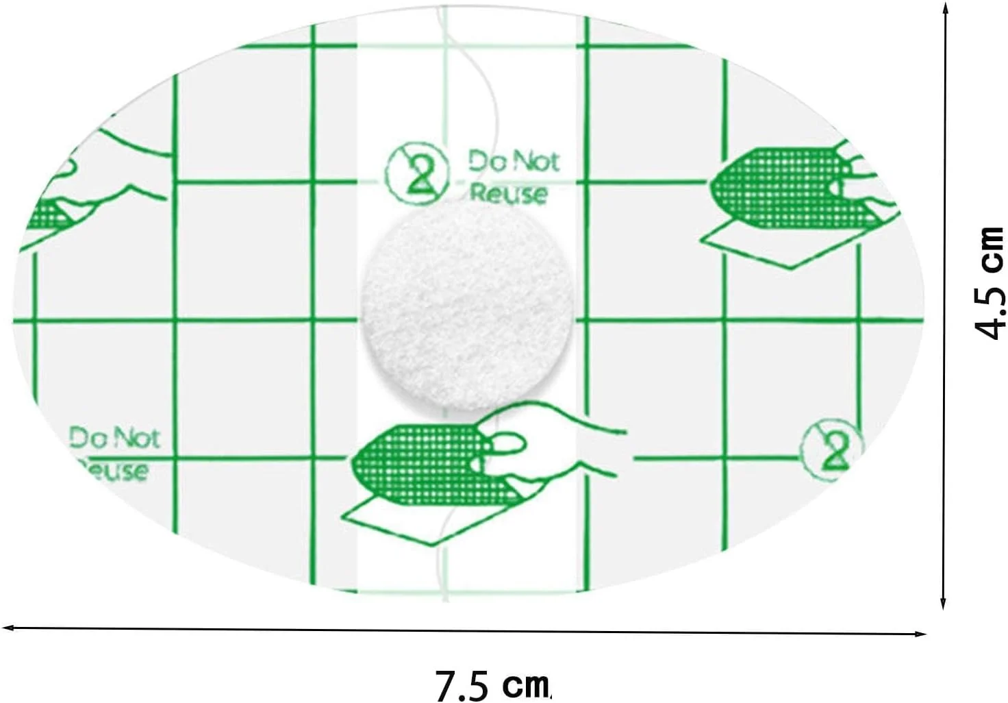 روکش گوش ضد آب 60 عددی - برچسب های چسبی شفاف برای شنا، دوش گرفتن و ورزش های آبی، محافظ تنفسی برای کودکان و بزرگسالان