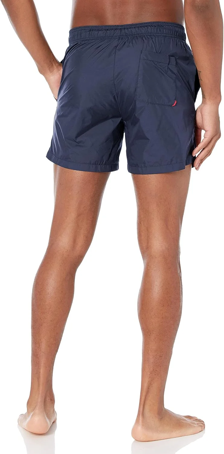 شلوارک شنا مردانه با لوگوی کوچک و خشک‌شونده سریع