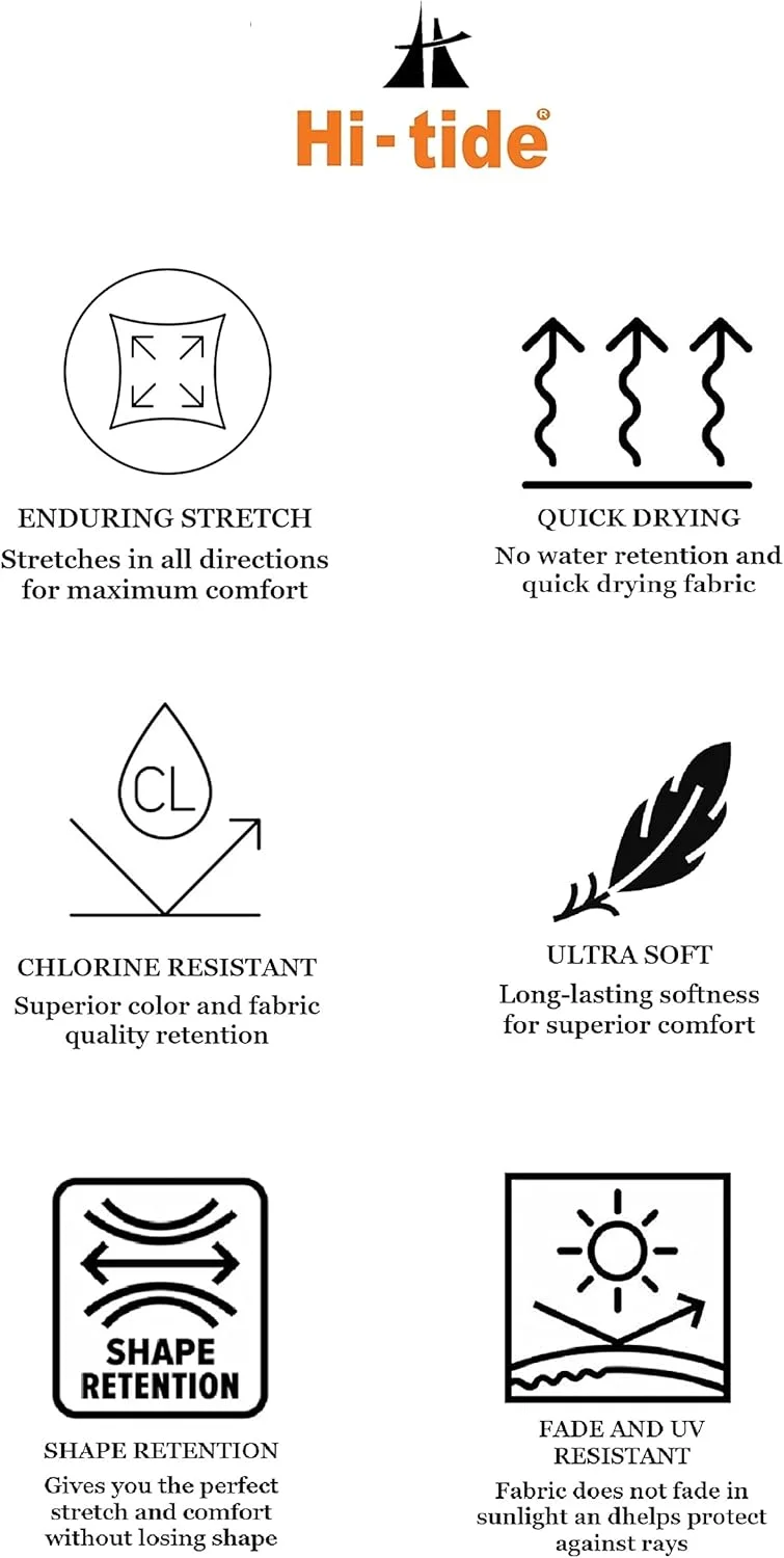 شورت شنا مردانه ممتاز Hi Tide - لباس شنای مردانه - لباس شنا ورزشی برای مردان