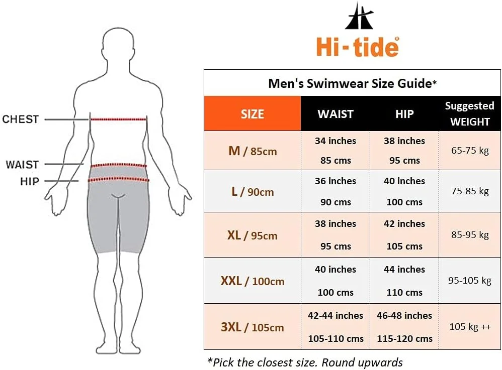 شورت شنا مردانه ممتاز Hi Tide - لباس شنای مردانه - لباس شنا ورزشی برای مردان