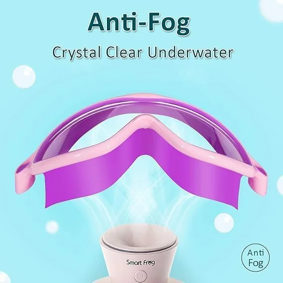 عینک شنای بچگانه، 2 عددی، ضد بخار، ضد اشعه ماوراء بنفش، دید گسترده، مناسب برای کودکان 3 تا 15 سال