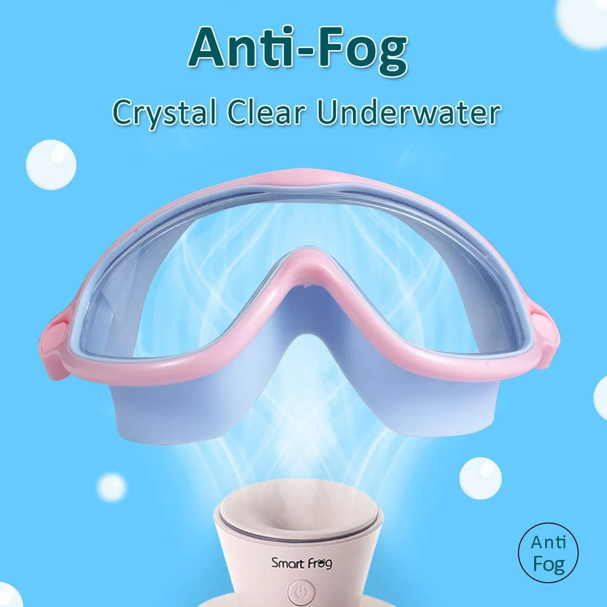 عینک شنا کودک، بسته 2 عددی، ضد بخار، ضد اشعه ماوراء بنفش، دید گسترده، بدون نشتی، مناسب برای کودکان 3 تا 14 سال