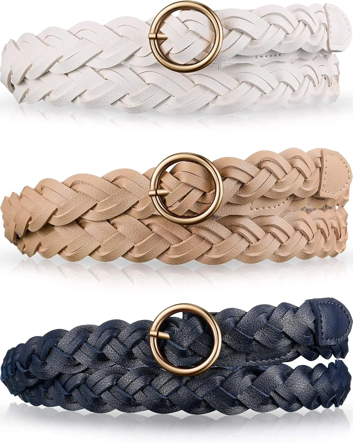 کمربند کشی با سگک فلزی برای لباس رسمی، 3 عدد